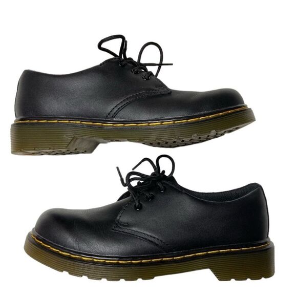 Dr. Martens Black 1461 Softy T Leather Shoes Size 5 - Picture 2 of 9